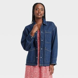Denim Chore Coat Universal Thread Target Dark Wash